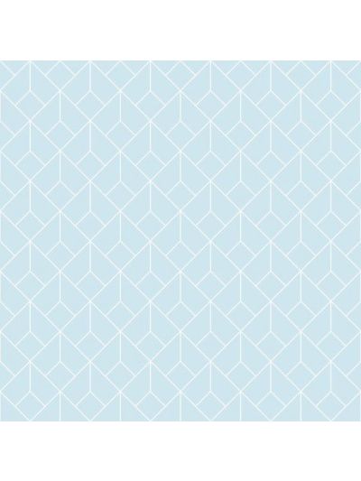 טפט מדבקה לארונות לרהיטים בעל טקסטורה גאומטרי-רקע-כחול-עיטורים-לבן