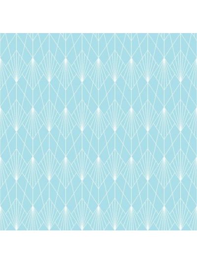 טפט מדבקה לארונות לרהיטים בעל טקסטורה גאומטרי-רקע-כחול-עיטורים-לבן