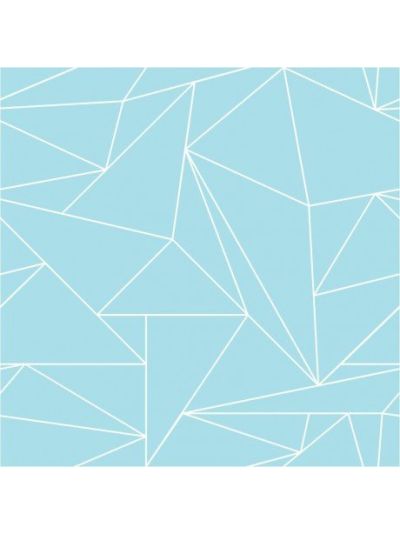 טפט מדבקה לארונות לרהיטים בעל טקסטורה גאומטרי-רקע-כחול-משולשים-לבן