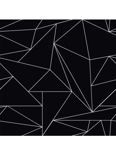 טפט מדבקה לארונות לרהיטים בעל טקסטורה גאומטרי-רקע-שחור-משולשים-לבן