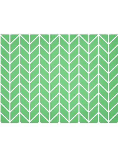 טפט מדבקה-לארונות לרהיטים-בעל-טקסטורה-גאומטרי-שברון-ירוק-לבן